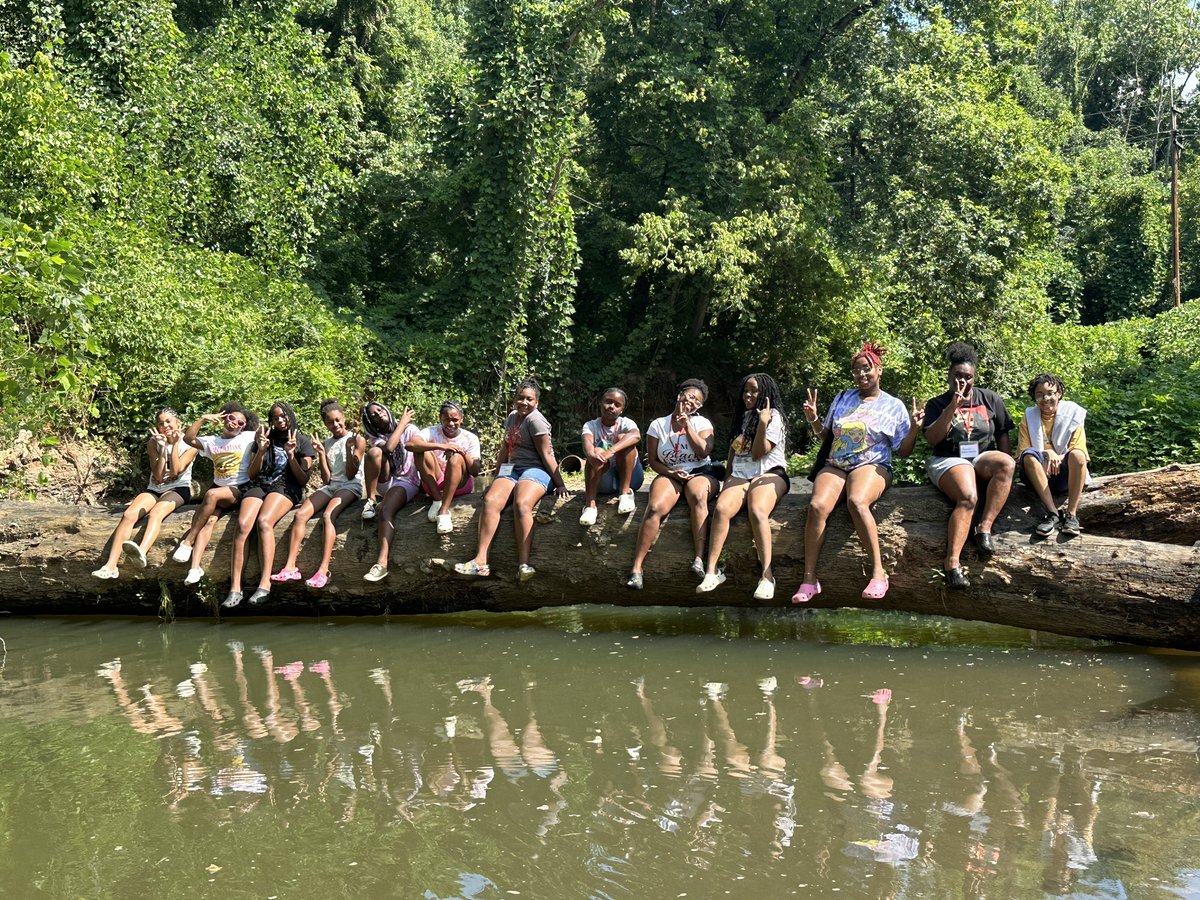 wssugems's tweet photo. We collected some data and had some fun in the creek! We tested a new part of Salem creek at @GatewayNature preserve. Maybe took another album cover picture 😂 @WSSURAMS @WSSUTeachEd @DrAntGraham https://t.co/LhOdxfnBqu