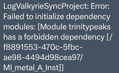 SkylarGem's tweet photo. Any #UEFN creator or #UEFNDev please can help us on @TrinityPeaks ?
We have an what looks to me Material Instance causing trouble even though we removed the pack it’s from (Golden Dome) from fab. https://t.co/GBG6m8Wtjb