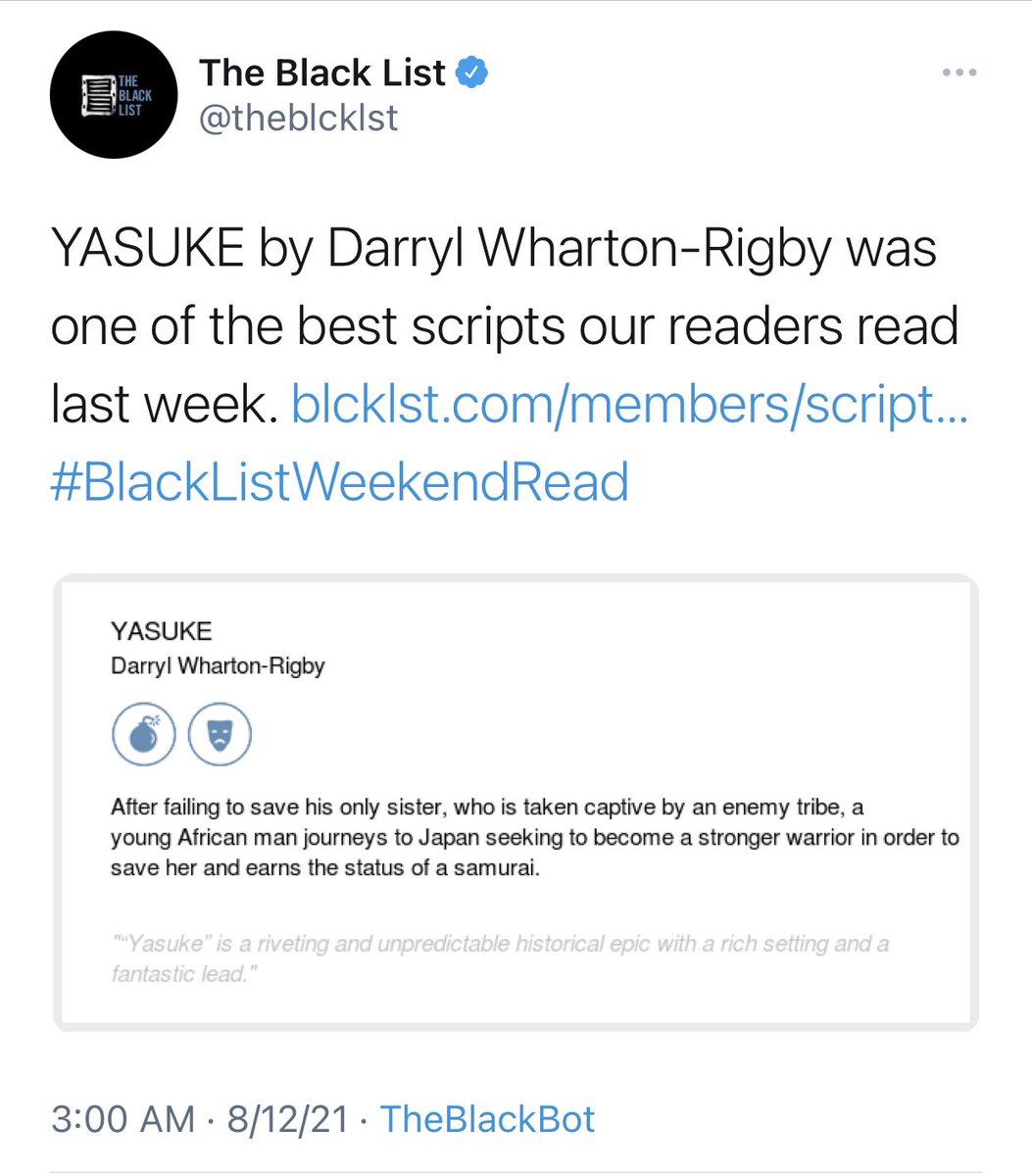 whartonrigby's tweet image. I see @JohnBoyega trending. Generated some concept images of him as Yasuke, the only African to become a samurai in feudal Japan. He would be dope in the role and yes, I have a script, which got a shoutout from @theblcklst.
