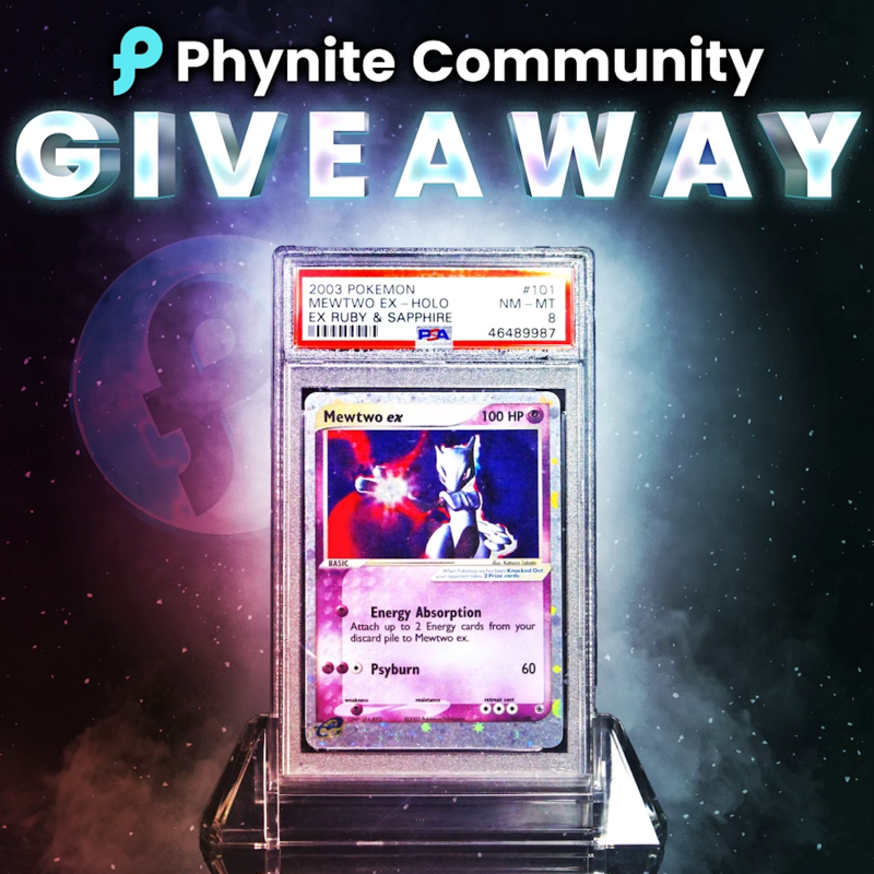 andyparkhq's tweet photo. 💜 Graded Mewtwo Giveaway 💜

Prizes:
🏆 PSA 8 Mewtwo Holo Ex
🏆 3x WL Positions

To Enter:
💙 Like+ Follow + Retweet
💙 Join Discord

5 days...⏳⌛️