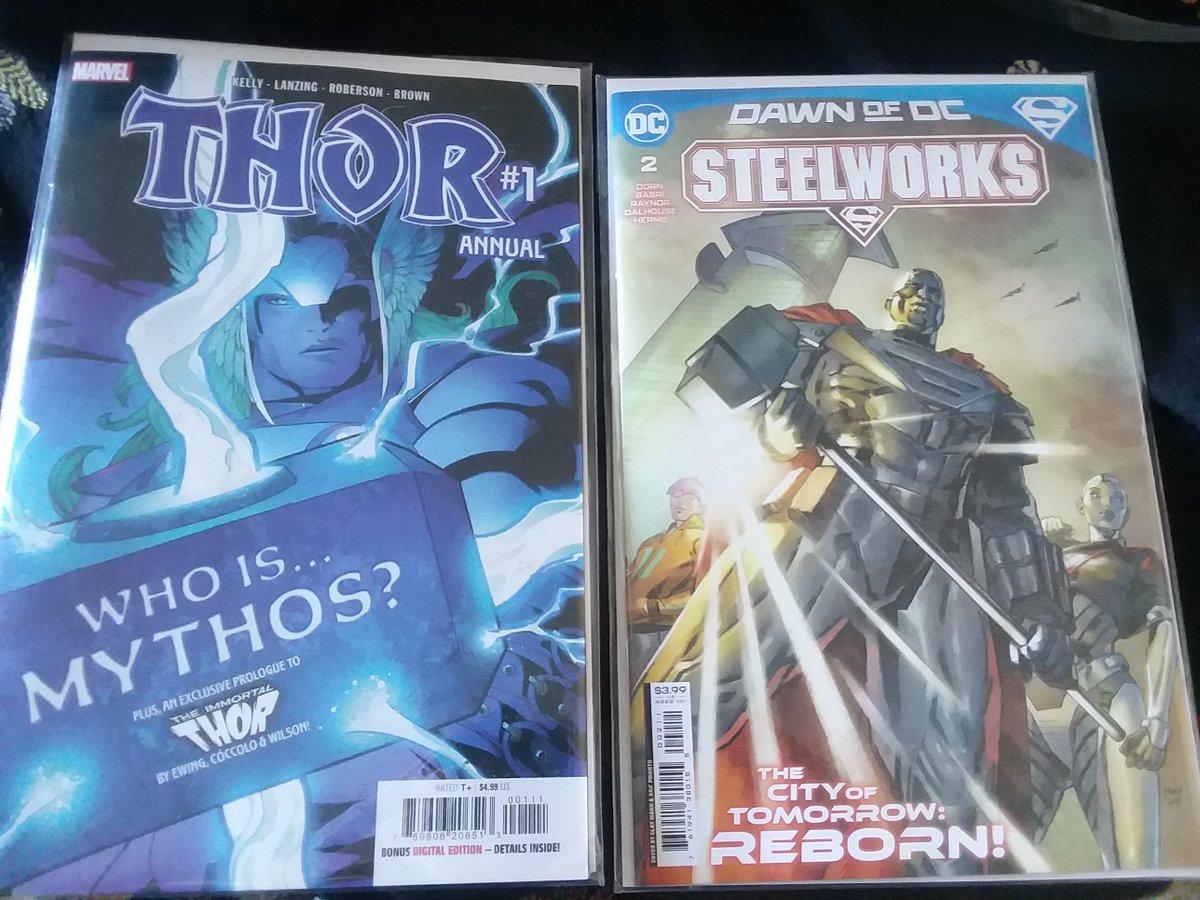 Got Thor Annual 1 and Steelworks 2 today https://t.co/z2uW0TcnYt
