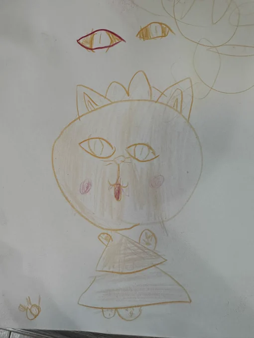 子供の絵、ってほんと素晴らしいなあ。