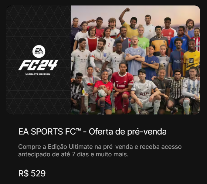 Mano , a <a href="/easportsfcbr/">EA SPORTS FC BRASIL</a> perdeu COMPLETAMENTE o juizo e a nocao do ridiculo 

Tem que ser MUITO otario pra pagar isso em Yet Another Soccer  game