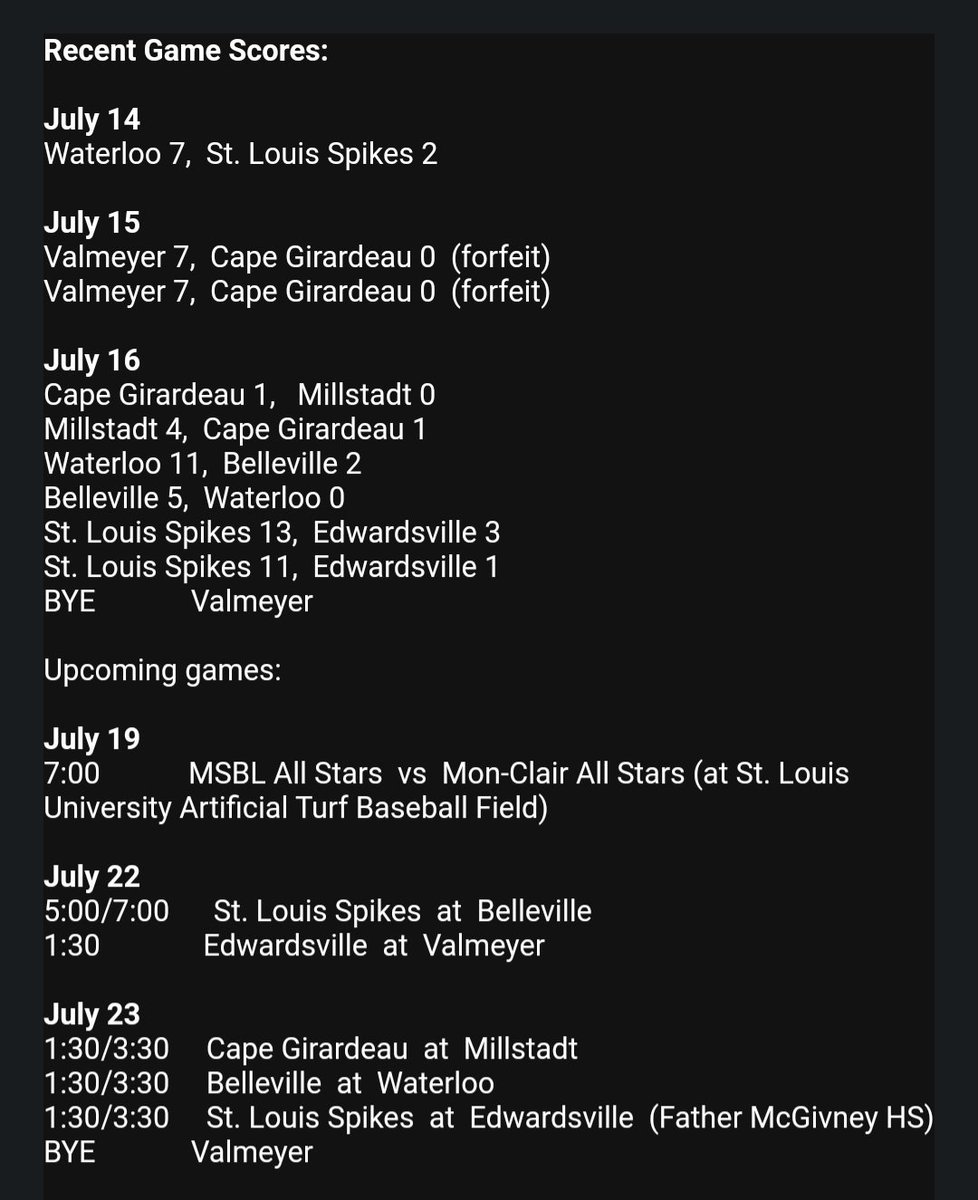 MON CLAIR BASEBALL LEAGUE tweet media