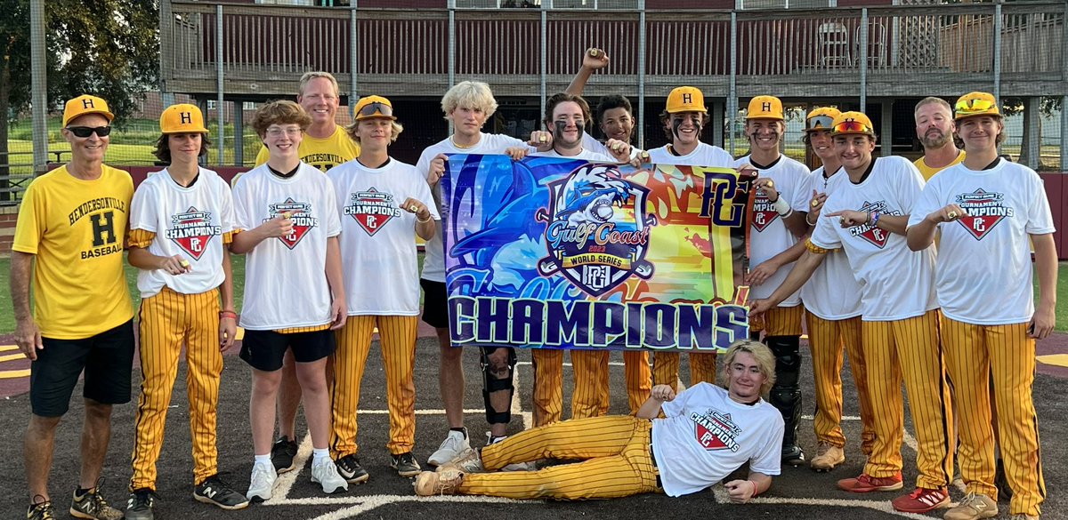 Undefeated in bracket play AND YOUR PG GULF COAST WORLD SERIES CHAMPS! Way to end the season boys!!!We look forward to watching you all prosper and grow throughout your HS and college careers. 
ONE LAST TIME ON 3! 1-2-3….FAMILY!

<a href="/WalkOffBSBL2026/">Walk-Off Baseball 15U</a> 1
Hendersonville Rangers 4