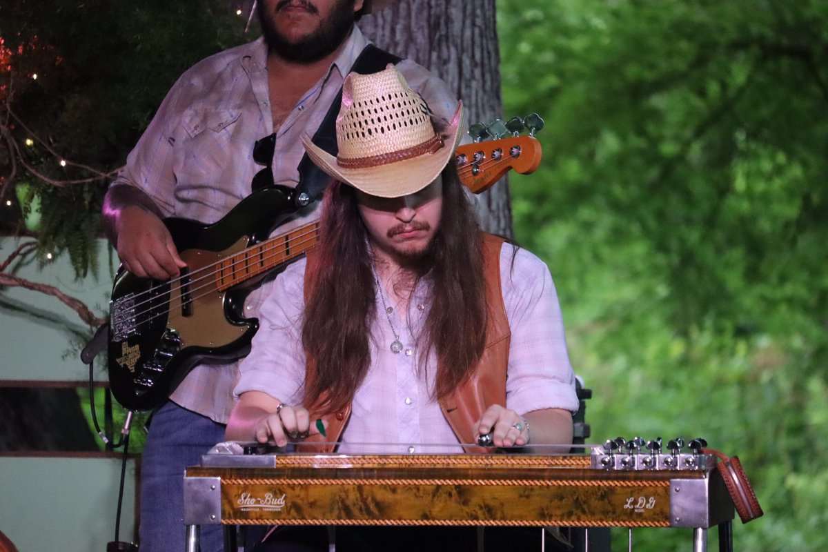 Jesse Daniel &amp; band brought energy and a fantastic country sound to Creekside stage this evening. Tune back in tomorrow to keep tabs on #NMF2023 day 2!