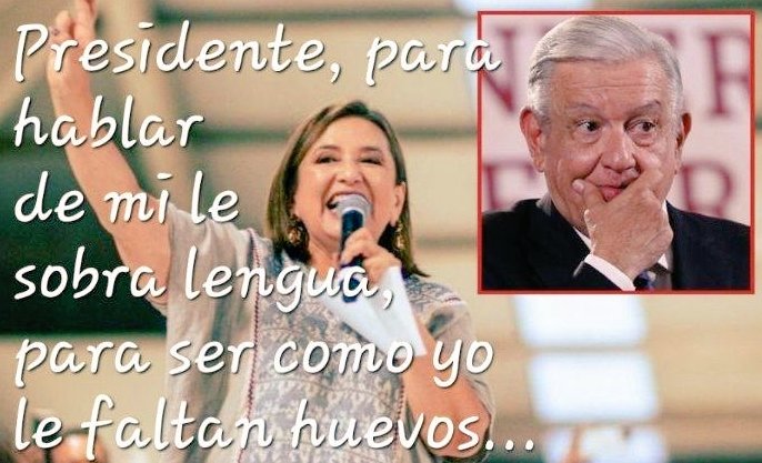 A López le llevo más de 13 años ganar todos los adeptos para su movimiento, a #XochitlGalvez (la Sra X) tan solo le bastó unas semanas lograrlo, más lo que le falta, ahora entiendo el enorme coraje y envidia del sexagenario!! 🤷‍♂️
#ConferenciaPresidente