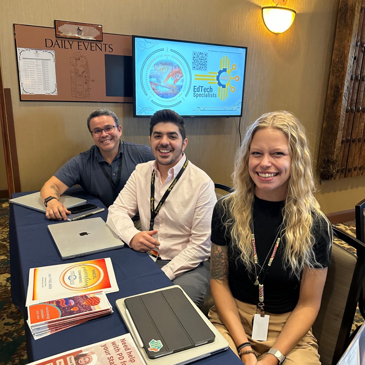 EdTechNM's tweet photo. 🎉 Amazing time @NMCEL Connections Conference! 🌟 Honored to be invited to this inspiring event, connecting with educational leaders across #NewMexico. Fantastic opportunity to collaborate with passionate educators! 💻🤝
@mrronclark_  @janeamenicucci @NMudl1 #EdTechSpecialistsNM https://t.co/o8KObfC1hw