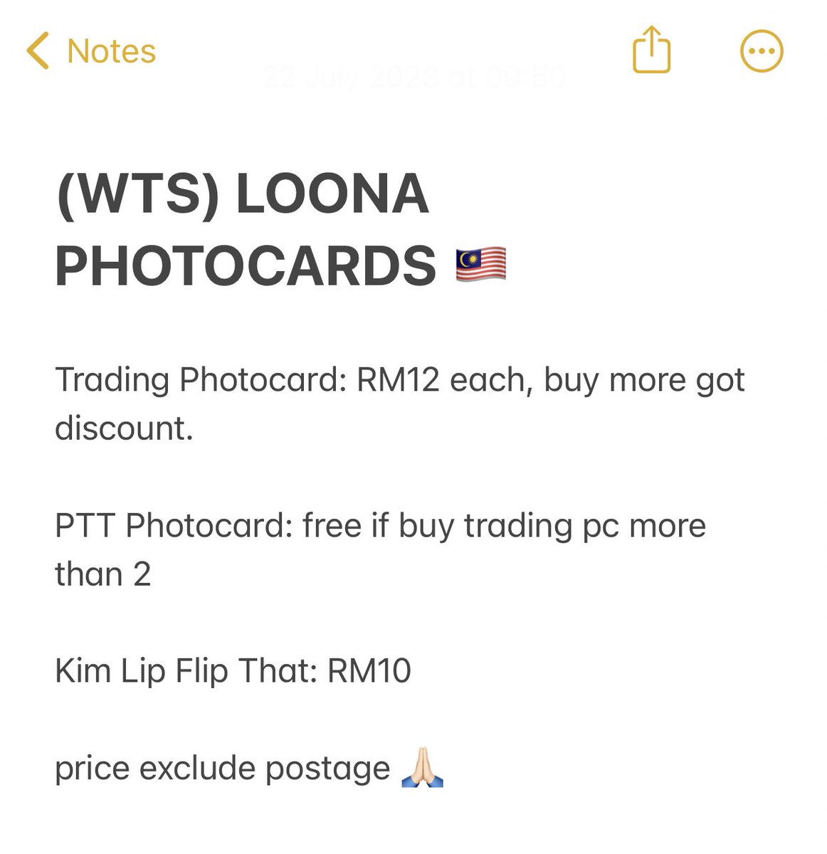 THOTLIPPIE's tweet photo. need to clear my collection. pm me if interested and serious buyer only 🙏🏻 

#PasarLOONA https://t.co/gw4vucHQIv
