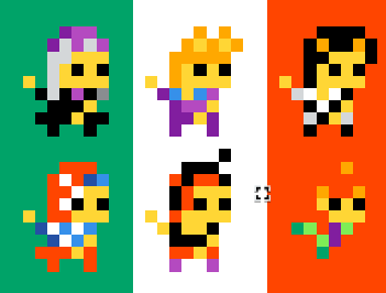 Cute JJBA being made at r/ place