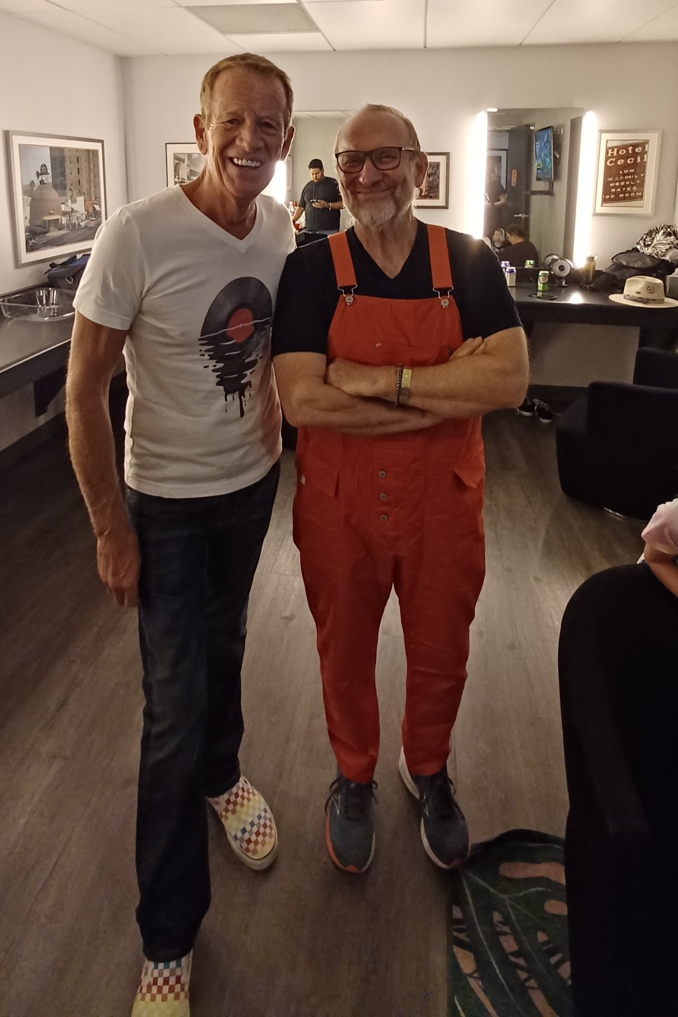 Richard Blade on Twitter: "Backstage with Colin Hay in Men At Work's