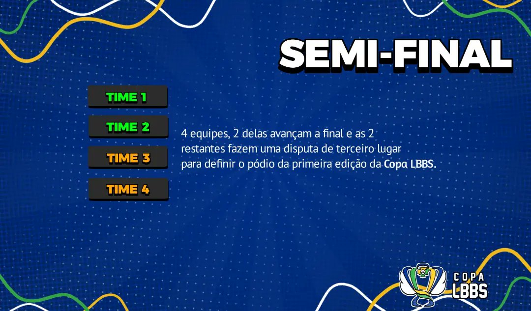 lbbs_oficial's tweet photo. | #Formato 

Esse será o formato da nossa Copa LBBS! 💙

No momento ainda estamos com 9 vagas restantes, a competição tem previsão para iniciar no dia 15 de Agosto. Venha se inscrever!

(4/5)

#copalbbs #brawlstars #campeonato #jogo #desafio #supercell #placar #twitter #instagram https://t.co/BE55lOCJ8A
