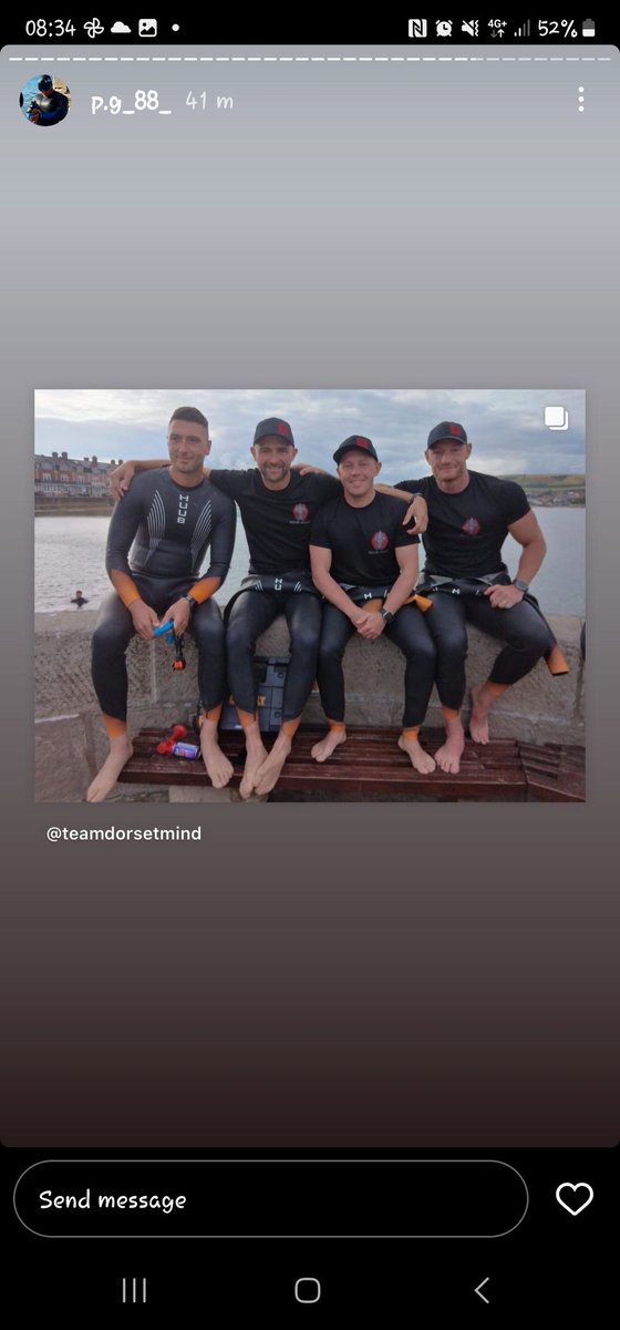 Chantel3006's tweet photo. @CapSouthCoast shout out to the #squidsquad doing a 24 hour open swim relay in Swanage raising money for @RNLI and @DorsetMind, 15 hours down nearly 9 to go! https://t.co/6fxHGv5VWx