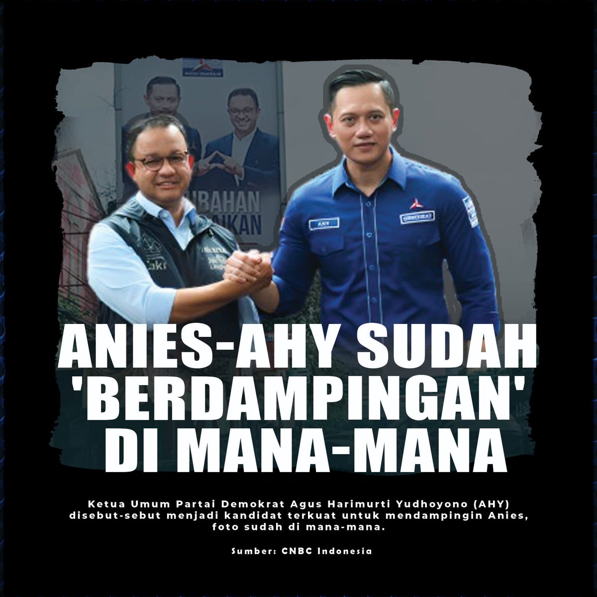 Anies-AHY pasangan yang ditunggu rakyat untuk membawa perubahan agar Indonesia lebih baik ✊🇮🇩