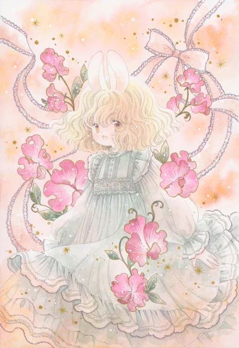 春うさぎ   #癒やされる作品が集まるタグ