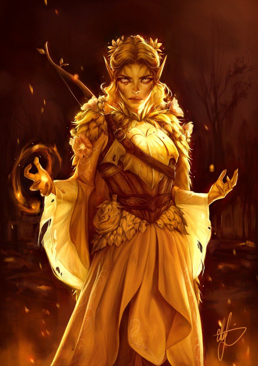 @Dees_Nook I'm fashionably late! But probably this piece! ✨
It's one of the few personal pieces I've done and I learned a bunch while making it, so it will always have a special place in my heart 💛☀️