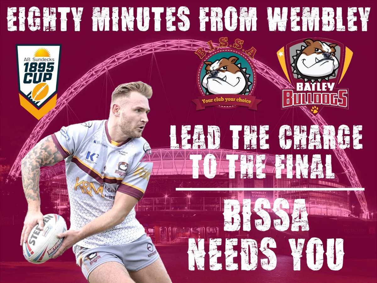 BISSA_'s tweet image. The semi final weekend has arrived , and as always BISSA are backing our boys to do this 
Good luck to our captain @brownields and all his Batley Bulldogs team , let's do this boys !!!