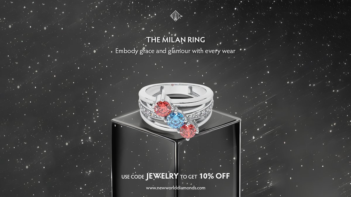NewWorldDiamond's tweet image. Dazzle in the spotlight of pure elegance that unites beauty and rarity.

Milan Ring - 1 1/10 Ct. T.W.

Shop Now || New World Diamonds
tinyurl.com/3uafhhrd

#ringcollection #ringlover #milanring #trendyring #ringbling #diamondring #newworlddiamonds #ringfashion #ring