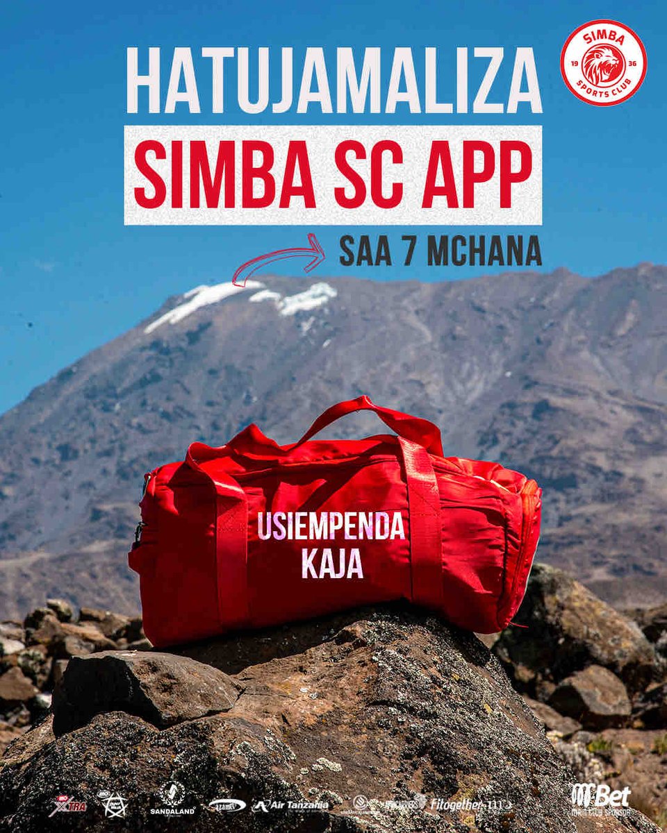 SimbaSCTanzania's tweet photo. Hakuna kupumzika 🔥

Leo saa 7:00 mchana kupitia Simba App tutamtangaza mkali wao. #NguvuMoja https://t.co/i6JBdNIcmj