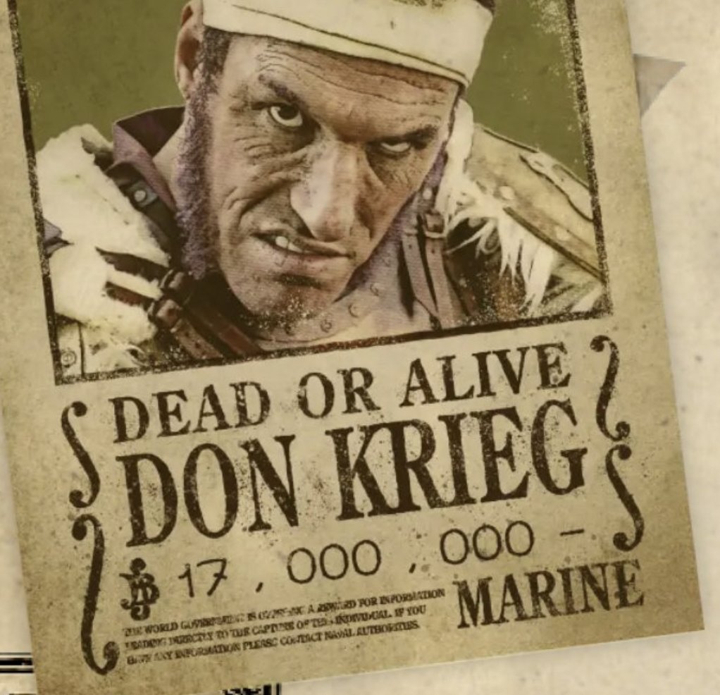 Artur - Library of Ohara on X: Don Krieg in the One Piece Live Action!   / X