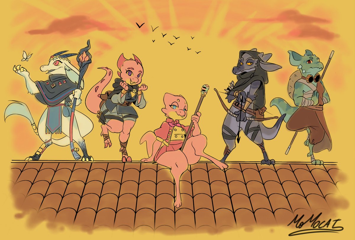 Momothekatt's tweet photo. Artfight multi attack + friendly fire!
Featuring the kobolds from (order: left to right)
Ito: https://t.co/QMlGkpojBI
Xhuri: https://t.co/4FPiuniFA5
Seraphine: me
Luwek: https://t.co/3fNS5x74KQ
Fibbun: https://t.co/2UKt5FQscA https://t.co/aK9N9mfydr