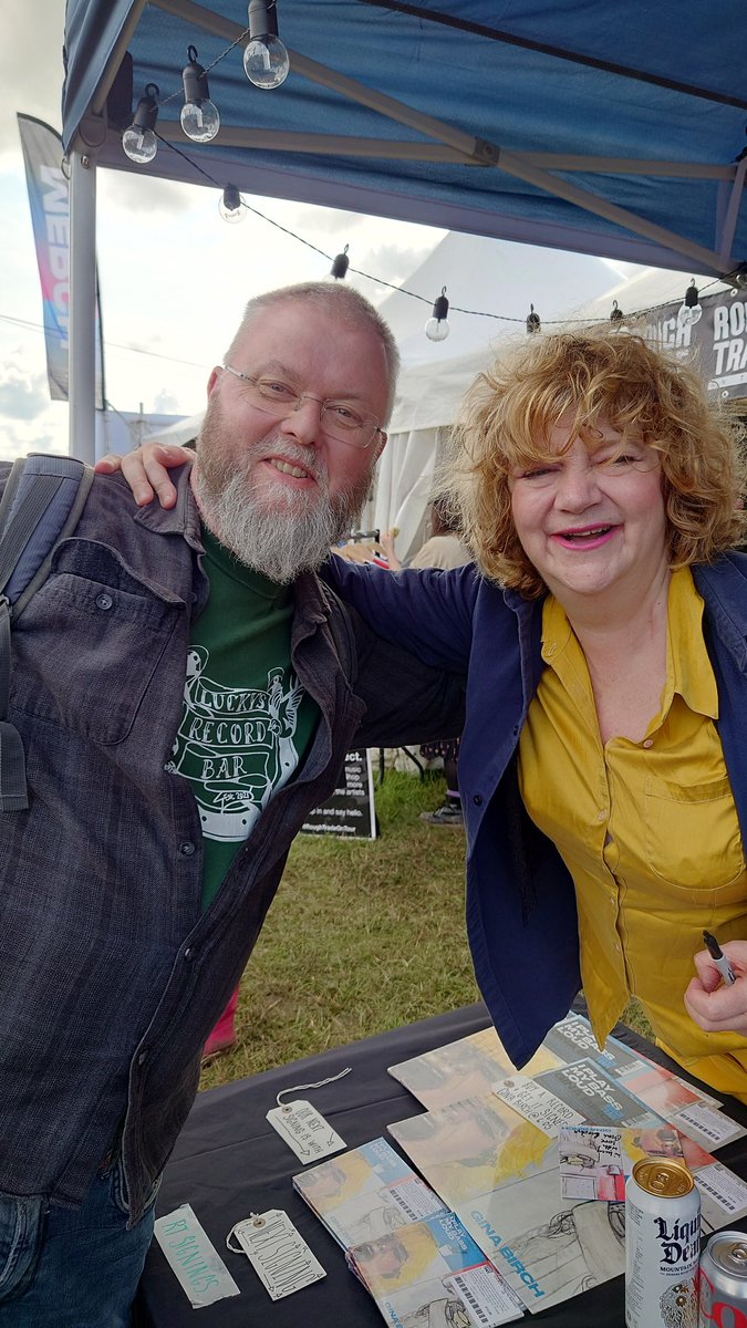 MVinson16's tweet photo. The fantastic Gina Birch at Blue Dot. https://t.co/BuHenQI0Sj