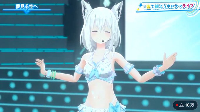 クリスマスファッション 【バーチャルYouTuber】 ランジェリーver 白上