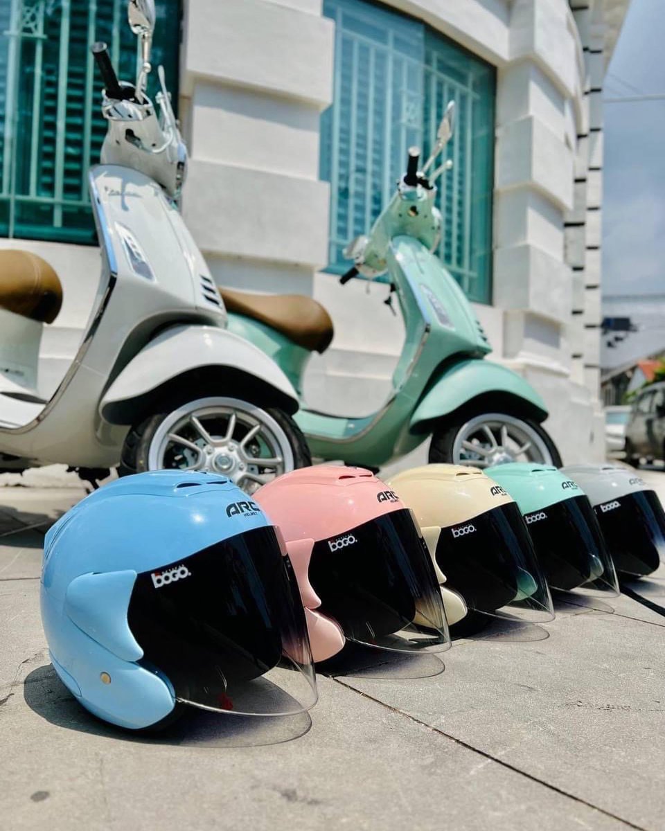 myjoe_'s tweet photo. Smart gila warna baru helmet ARC Ritz pastel collection ni https://t.co/VU28mYCjap