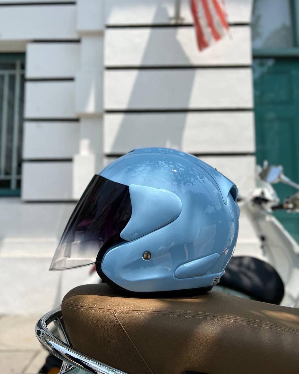 myjoe_'s tweet photo. Smart gila warna baru helmet ARC Ritz pastel collection ni https://t.co/VU28mYCjap