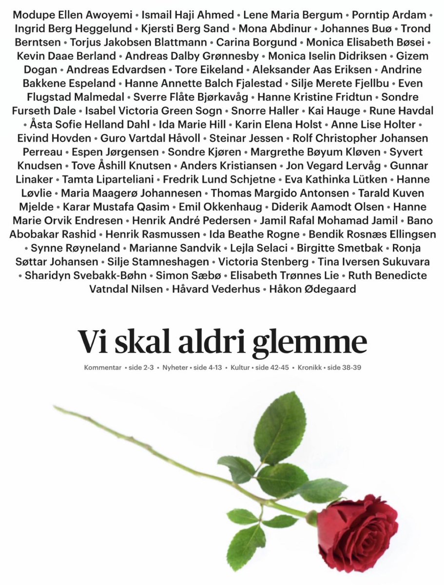 lassela's tweet image. Aldri, aldri #aldriglemme.  #neverforget