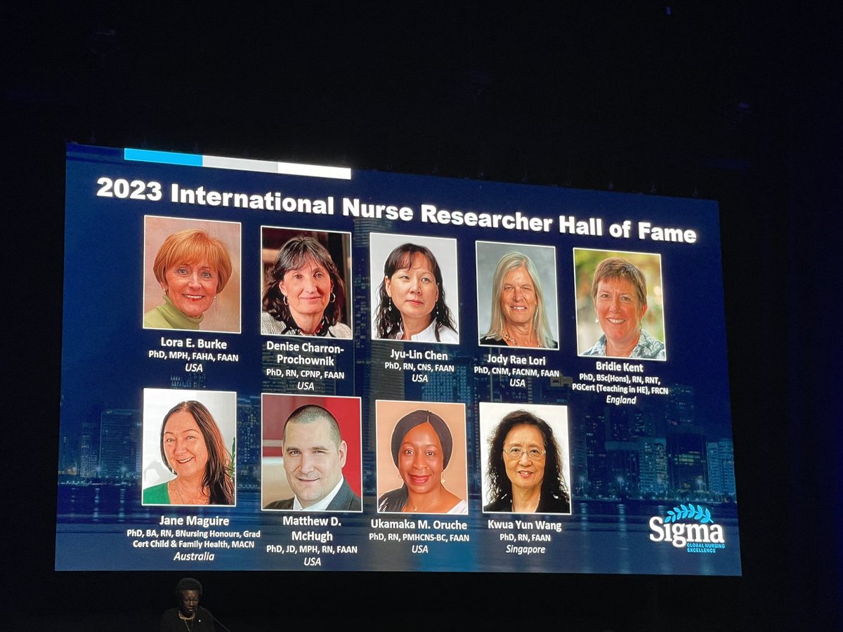 BaptisteDiana's tweet photo. Congratulations to all @SigmaNursing 2023 International Nurse Researcher Hall of Fame inductees! 🎊@ukamaka_oruche @KennethDion @sbibb_bibb https://t.co/xz07EnNNSG