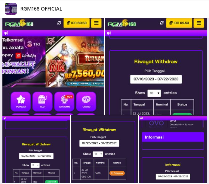 bobirhamada's tweet photo. gacor banget kak di situs rgm168
minimal deposit 10k aja kak
cek link gacor di bio

#slotgacor #slotgacorhariini #polagacor #situsjudionline #pragmaticplay #viral #bradatwitter #viralindonesia #pola #gacor #maxwinslot #slotgame #pragmatic #freepingacor https://t.co/dTIkY43Pkt