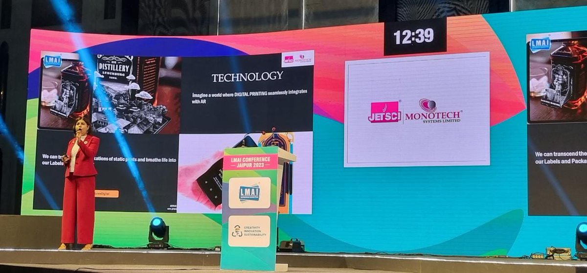 printweekindia's tweet photo. Priyanka Rathi of Monotech Systems: The realm of digital printing has witnessed seamless connectivity with AR. Printed materials will be the gateway to communication, engagement of story-telling to consumers. Jetsci Global believes #FutureisDigital
#LMAI #labels https://t.co/tNDudt8PXh