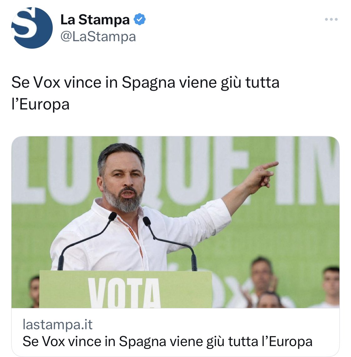 La Stampa la tocca piano e non si sbilancia…