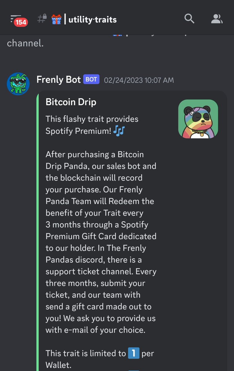 <a href="/DailyLoud/">Daily Loud</a> Thank goodness I own one of these guys and get my Spotify paid for monthly just by holding one of these <a href="/FrenlyPandas/">Frenly Pandas 🐼</a>