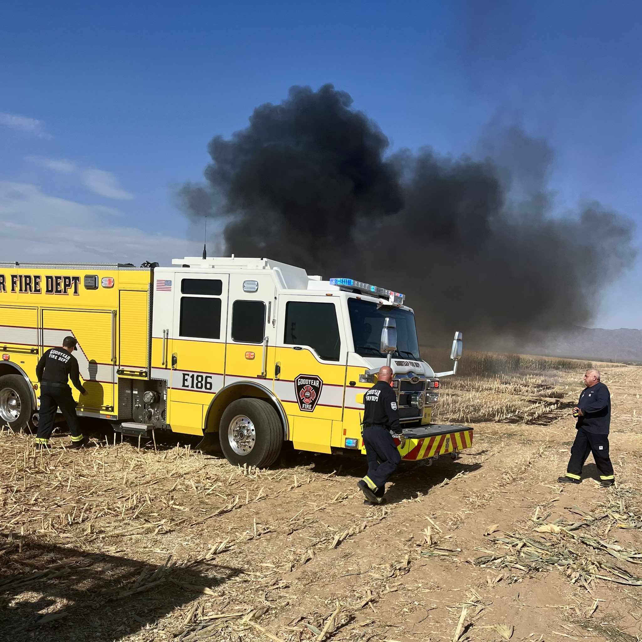 Goodyear Fire Dept. on Twitter "Pictures from a tractor fire earlier