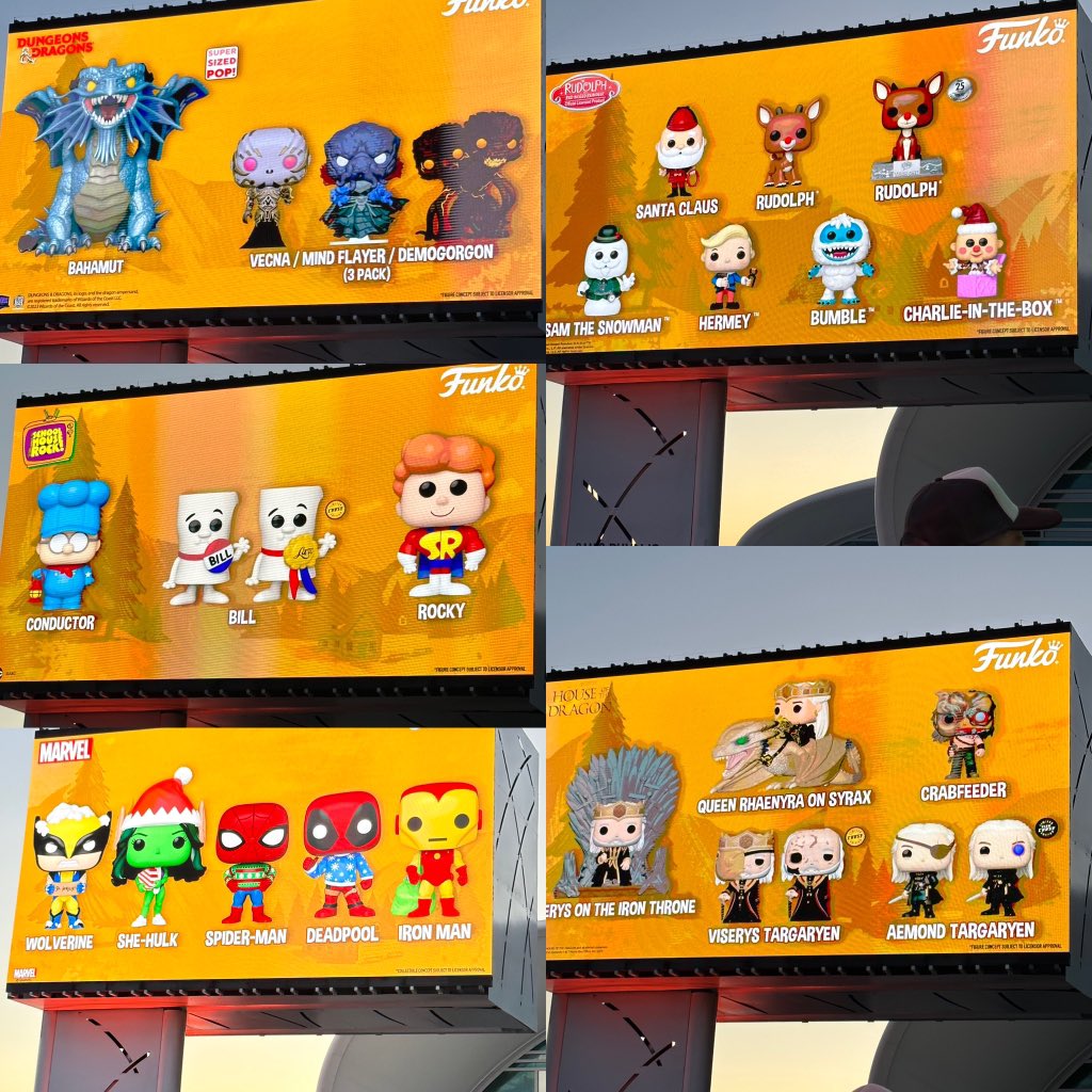 DisTrackers's tweet photo. Fundays reveals: Dungeons &amp; Dragons,  Rudolph, Marvel, School House Rock and House of the Dragon!

#Funko #FunkoPop #FunkoPopVinyl #Pop #PopVinyl #Collectibles #Collectible #DisTrackers https://t.co/zTquqDzDVN
