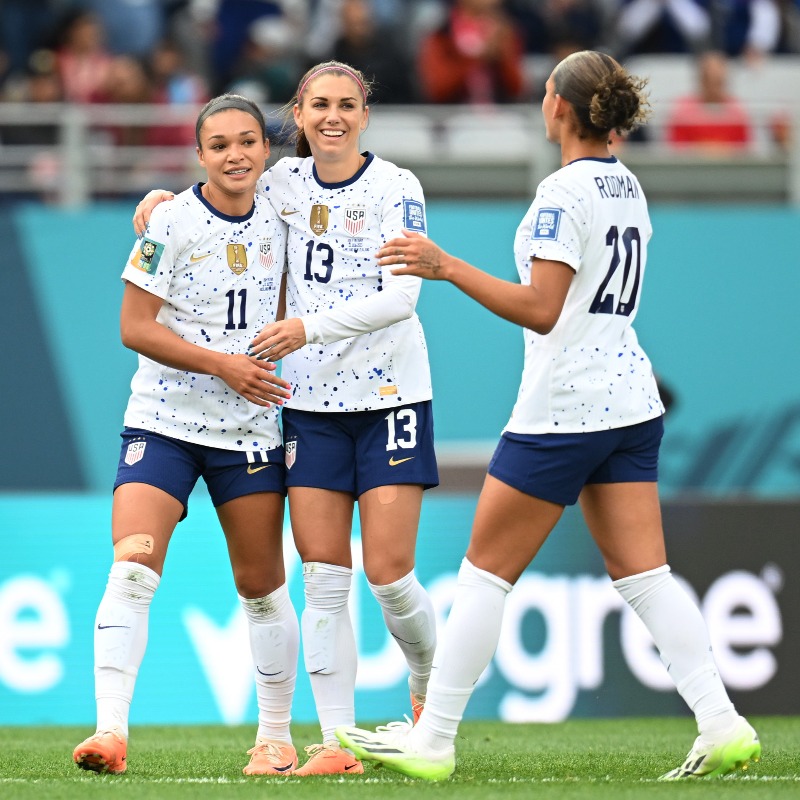 FIFAWWC's tweet photo. The @USWNT saw off a determined Vietnam side to open their quest for the three-peat with a win! 💪

#BeyondGreatness | #FIFAWWC