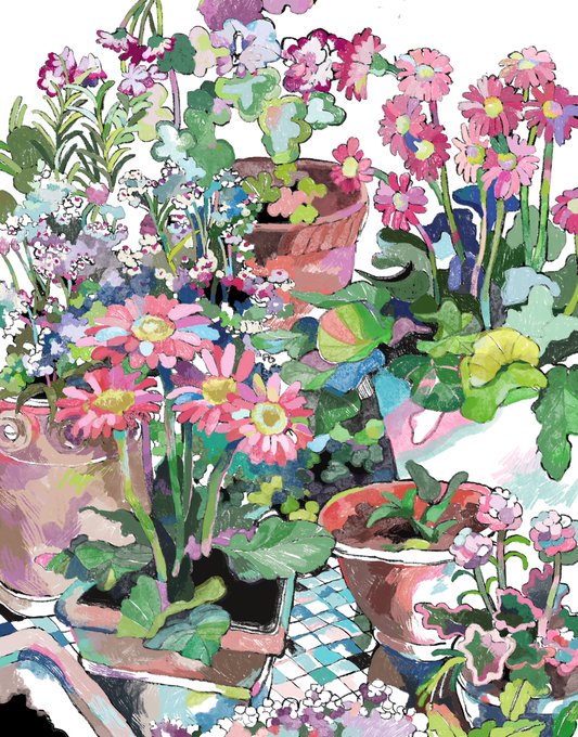 「花 植木」のTwitter画像/イラスト(人気順)