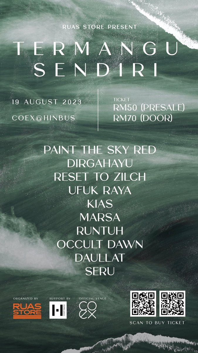 On tak on Termangu Sendiri?….come laa semua!!!…beli la tiket weyy….