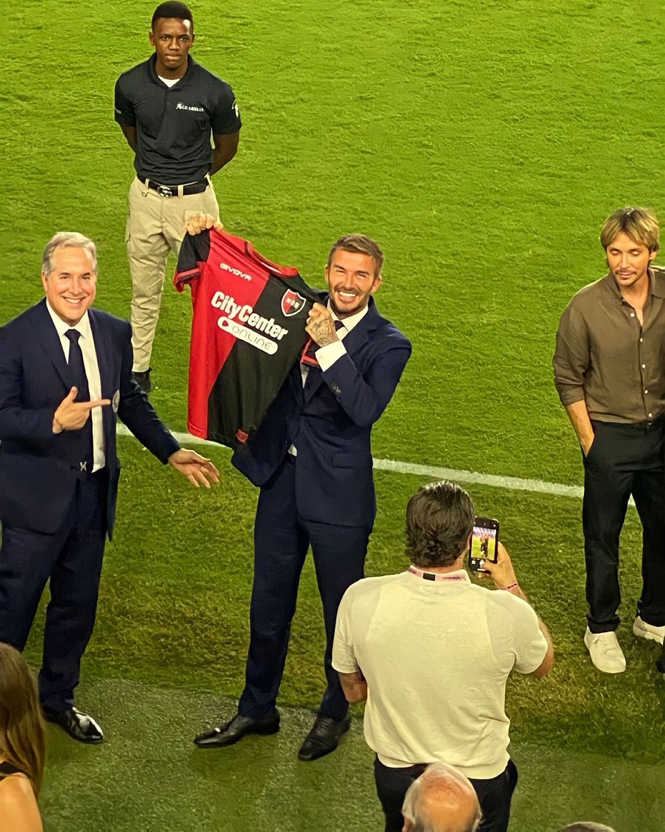 ¿Beckham? ¡De Newell's, como Messi!