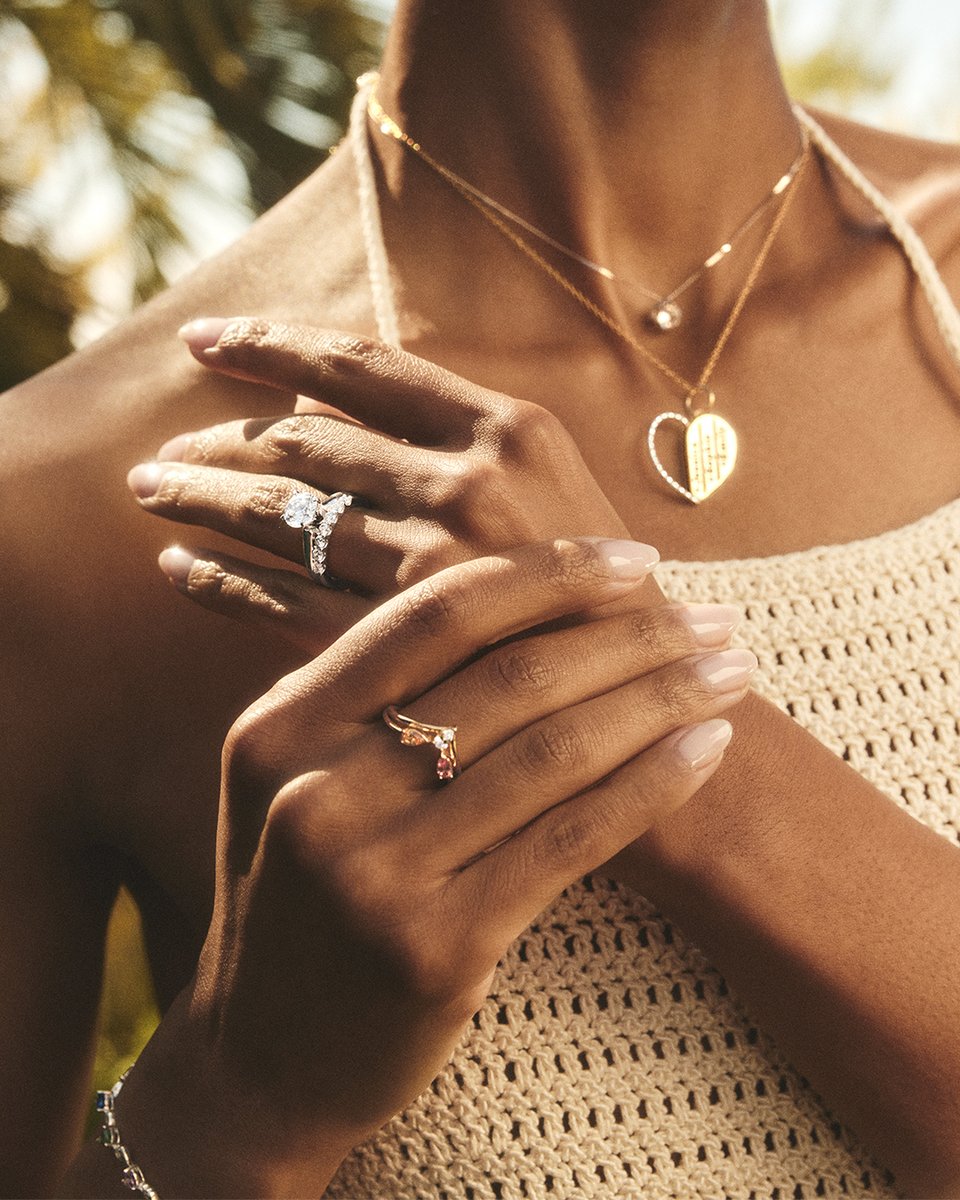 Add a pop of colour and personality to your summer outfits with personalized and gemstone styles from Peoples.🌞 #PeoplesEmployee #LovePeoples #SummerLook #SelfPurchase