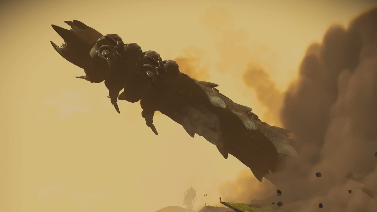 nerds_couple's tweet photo. Yikes that is very large  #NoMansSky  #PS4share https://t.co/KdfyozVTk0