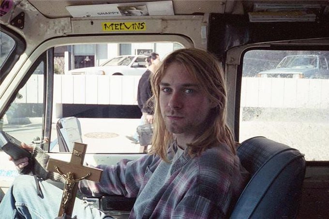 Kurt Cobain, Cambridge, MA, 1990. Photograph by JJ Gonson.