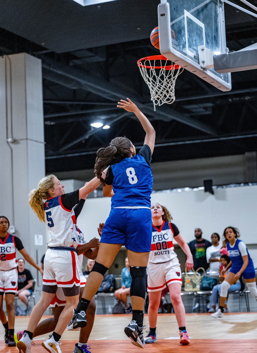 Our old lady, 2024 <a href="/KennedyHancock6/">Kennedy Hancock</a>, has been a staple in our offensive success this summer! She got hammered in the post today, but continued to sprint the floor and put up big shots! Do NOT get in her way, b/c she WILL get to the basket w/ force!