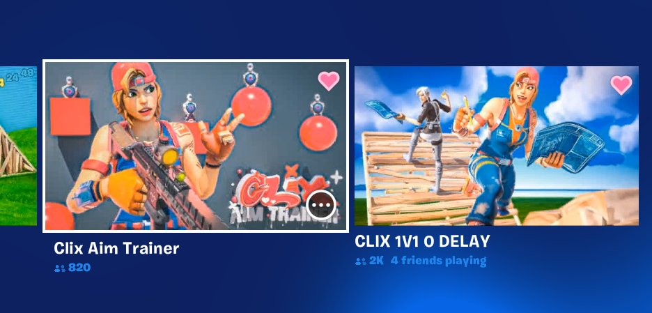 Clix Creative on X: CLIX AIM TRAINER🎯 MAP CODE: 1090-1665-3359