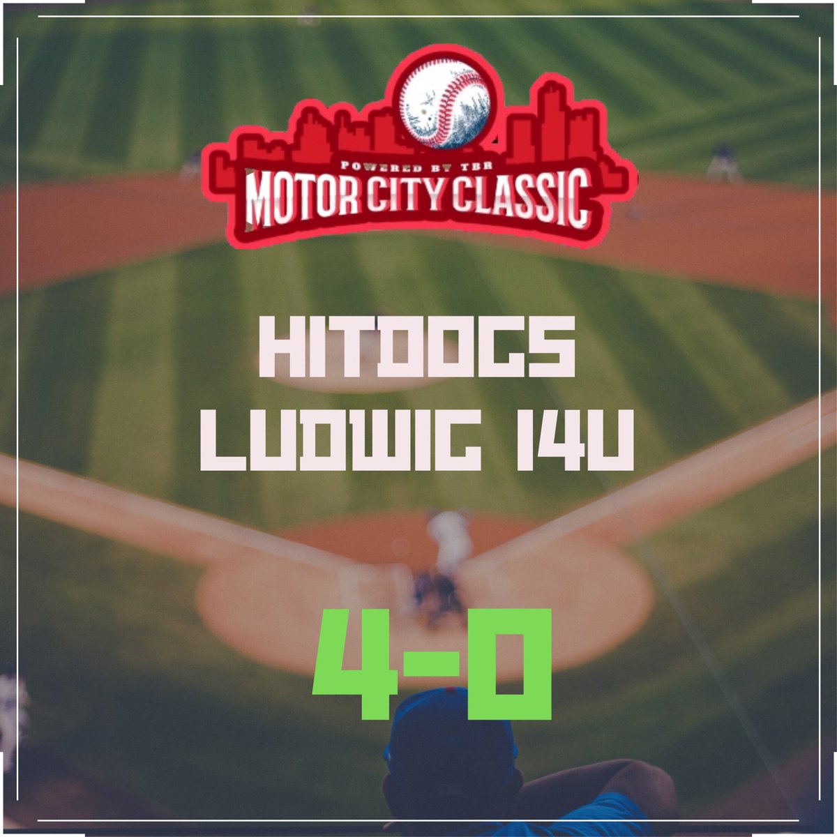 Motor City HitDogs 14U Ludwig tweet media