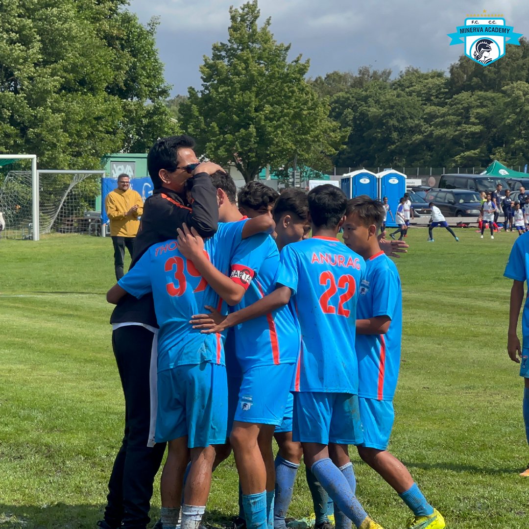 If #IndianFootball fans are still not following  Minerva's  World cup batch 2034 then they are sleeping on the biggest thing in Indian Football in decades. Look what the boys have done in Sweden playing the Gothia cup 🇮🇳
All the Best for the FINAL against BRAZIL🇧🇷 #GothiaCup2023