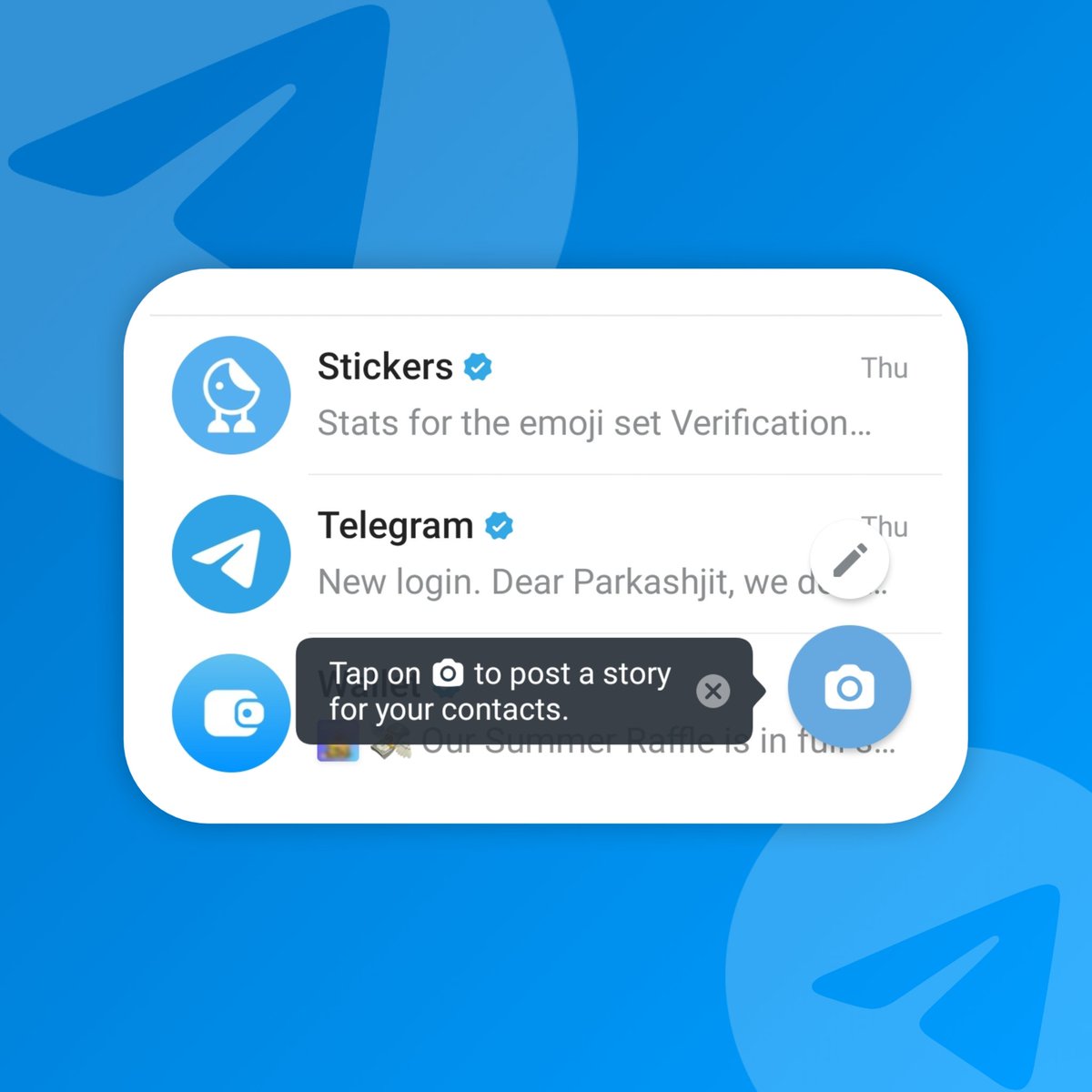 thepssaini's tweet image. Cool! Telegram Premium users got stories. But, @telegram when we will get this feature on public channels or groups! #telegram #thepssaini #telegramstories