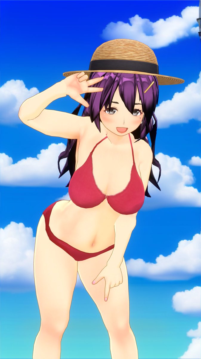 HirobeeCustom's tweet image. #カスタムキャスト
困った時はビキニを着せよう